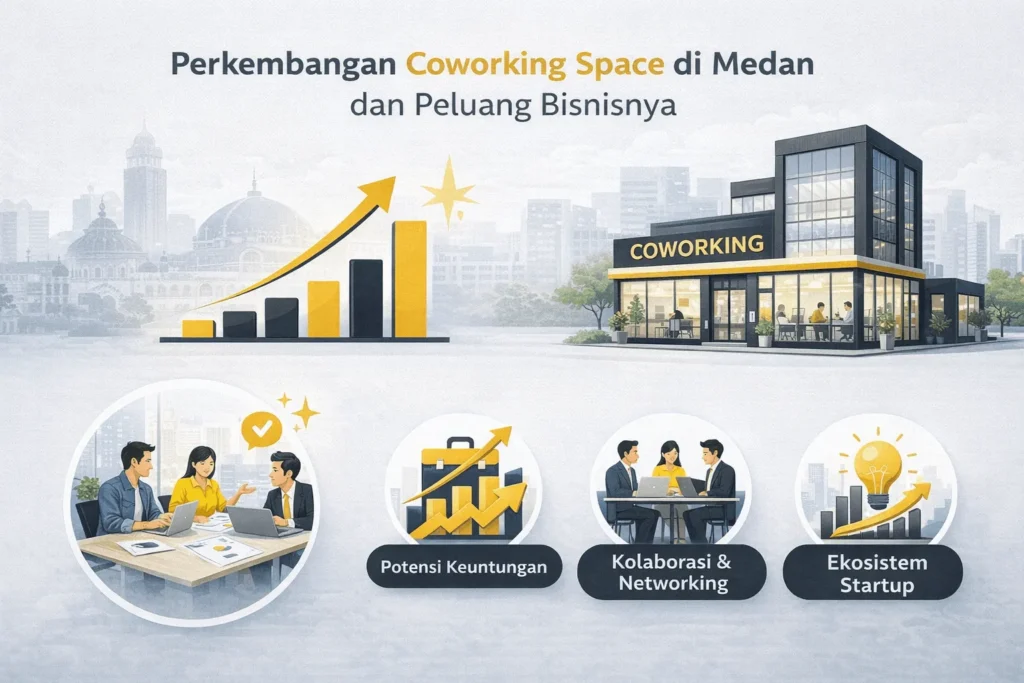 Perkembangan coworking space di Medan dan peluang bisnisnya