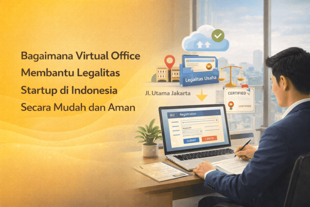 bagaimana virtual office membantu legalitas startup di Indonesia