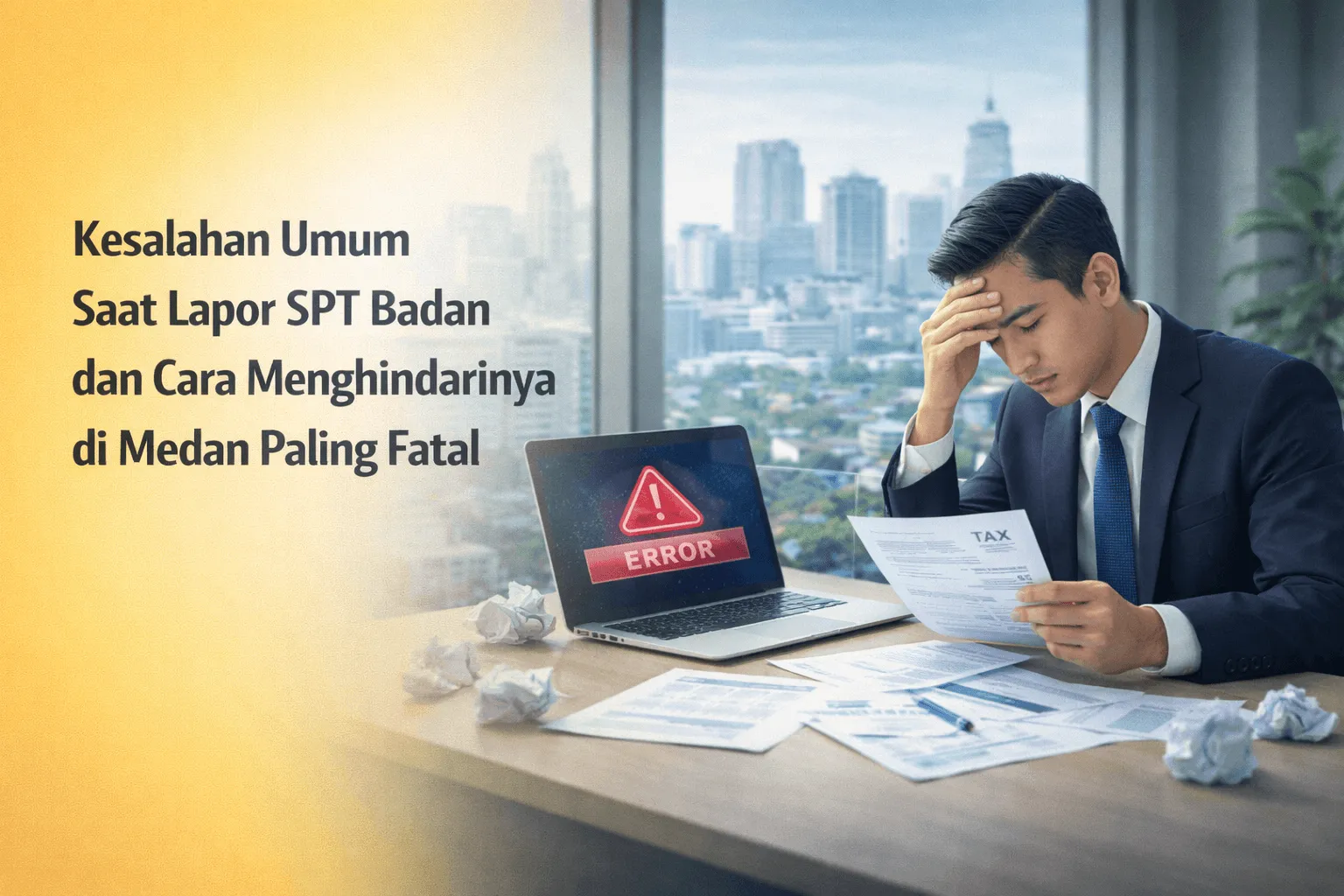 kesalahan umum saat lapor SPT badan di Medan