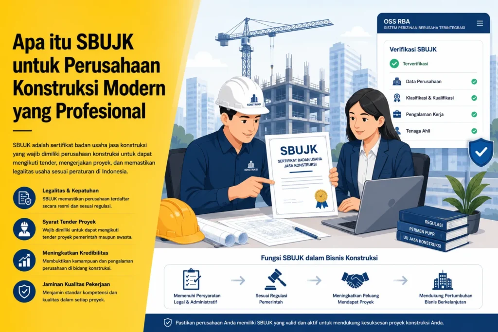 Apa itu SBUJK untuk perusahaan konstruksi modern