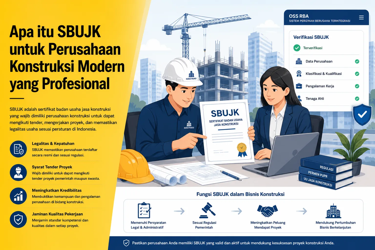 Apa itu SBUJK untuk perusahaan konstruksi modern