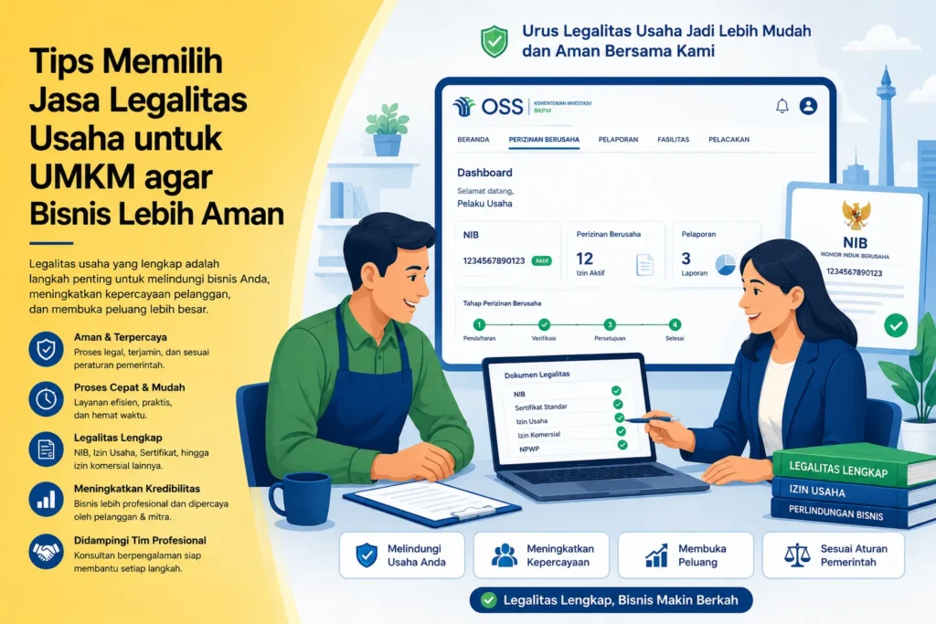 Tips Memilih Jasa Legalitas Usaha untuk UMKM