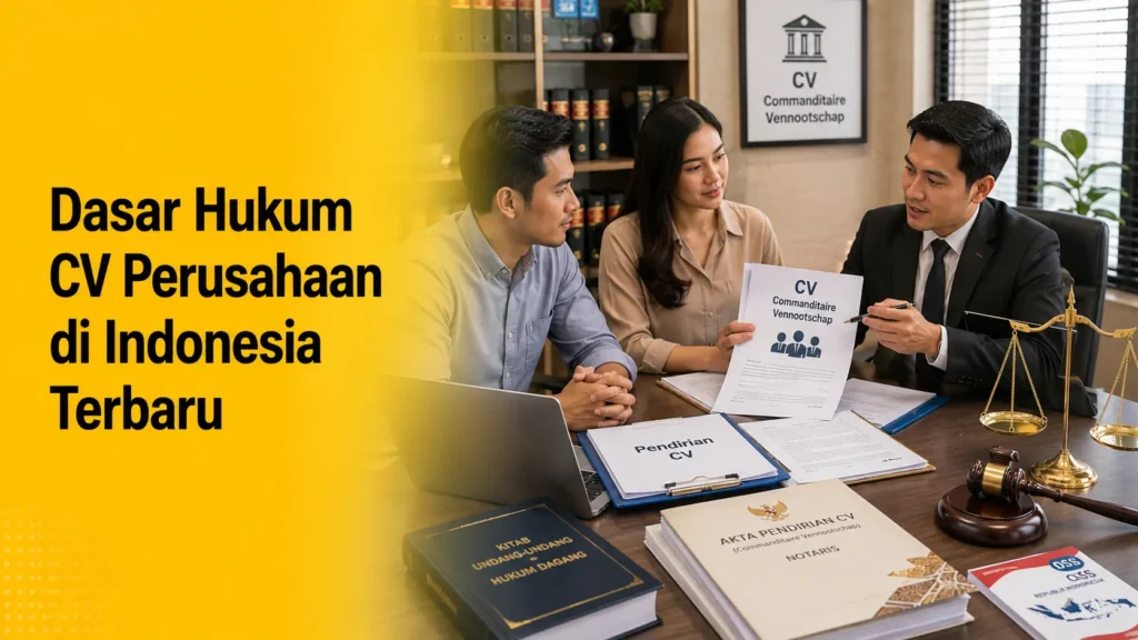 Dasar hukum CV perusahaan di Indonesia terbaru