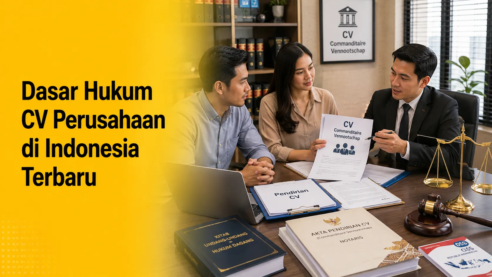 Dasar hukum CV perusahaan di Indonesia terbaru
